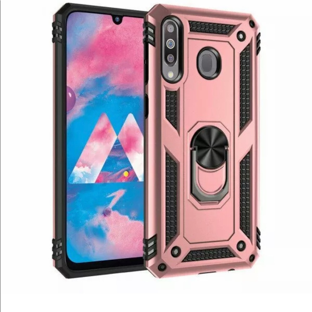 Samsung Galaxy A10S dual layer case Rose Gold